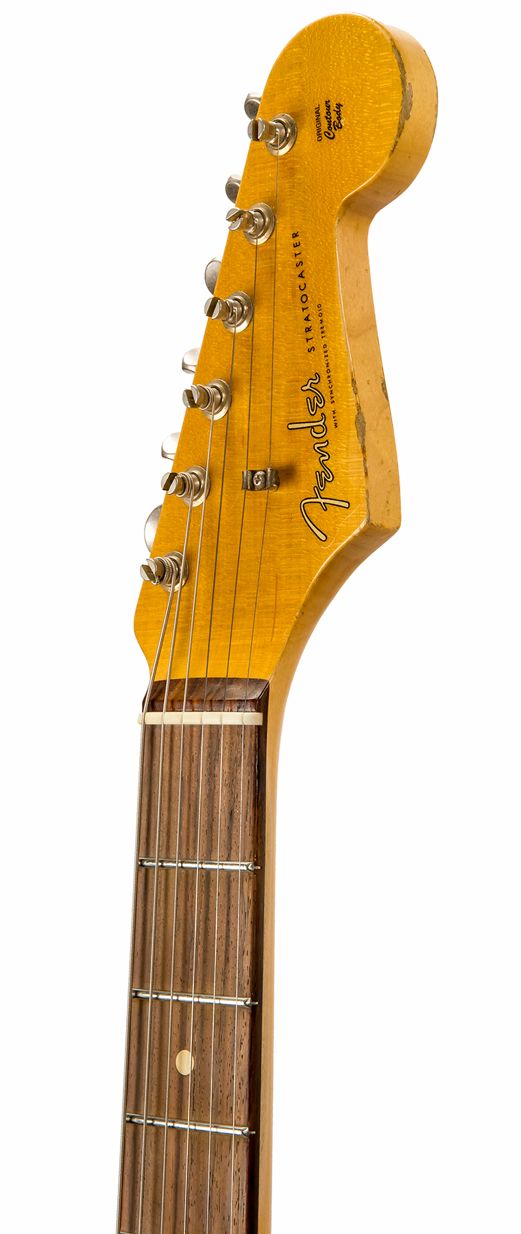 Fender Custom Shop Strat 1960 Rw #cz544406 - Relic Aztec Gold - Guitarra eléctrica con forma de str. - Variation 5