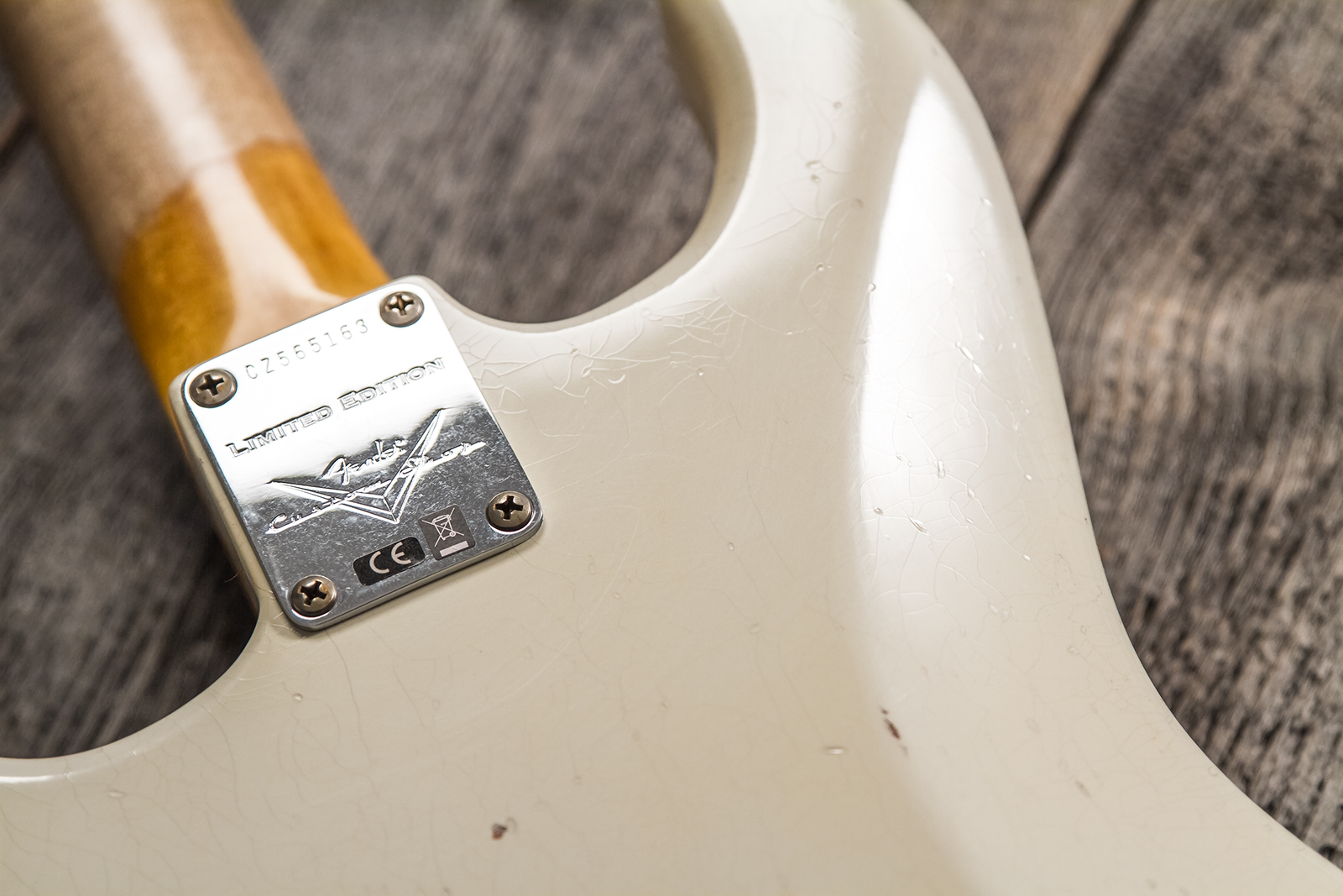 Fender Custom Shop Strat 1962/63 3s Trem Rw - Journeyman Relic Olympic White - Guitarra eléctrica con forma de str. - Variation 6
