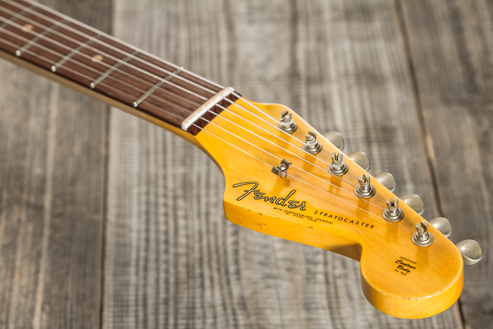 Fender Custom Shop Strat 1962/63 3s Trem Rw - Journeyman Relic Olympic White - Guitarra eléctrica con forma de str. - Variation 7