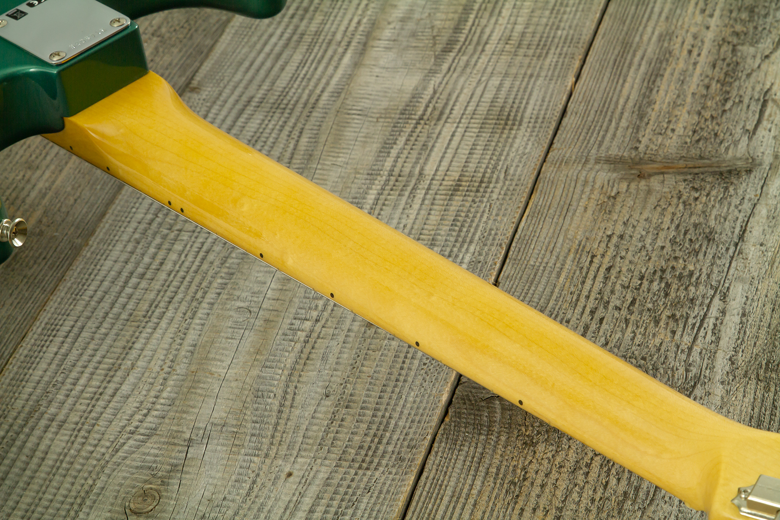 Fender Custom Shop Strat 1962 Vintage Custom 3s Trem Mn - Time Capsule Sherwood Green Metallic - Guitarra eléctrica con forma de str. - Variation 20