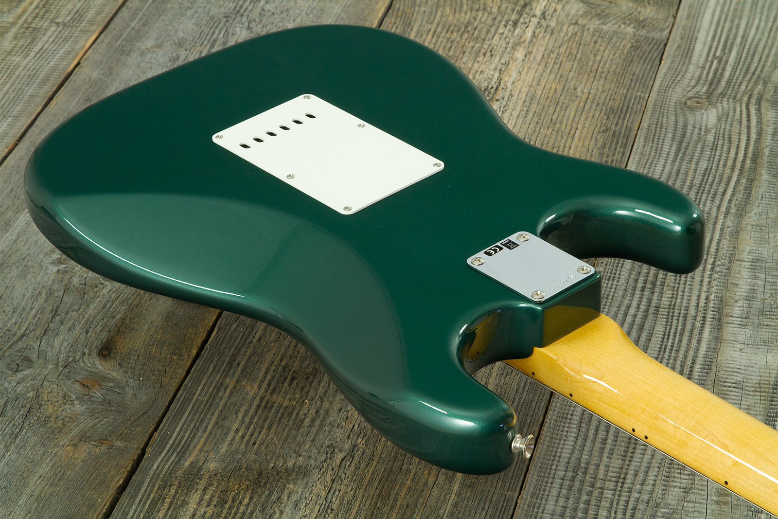 Fender Custom Shop Strat 1962 Vintage Custom 3s Trem Mn #r146869 - Time Capsule Sherwood Green Metallic - Guitarra eléctrica con forma de str. - Varia