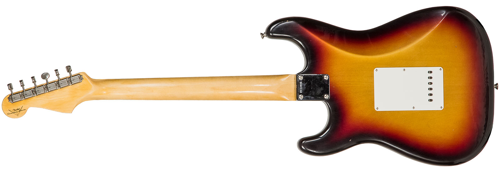 Fender Custom Shop Strat 1964 Rw #r114936 - Journeyman Relic 3-color Sunburst - Guitarra eléctrica con forma de str. - Variation 1