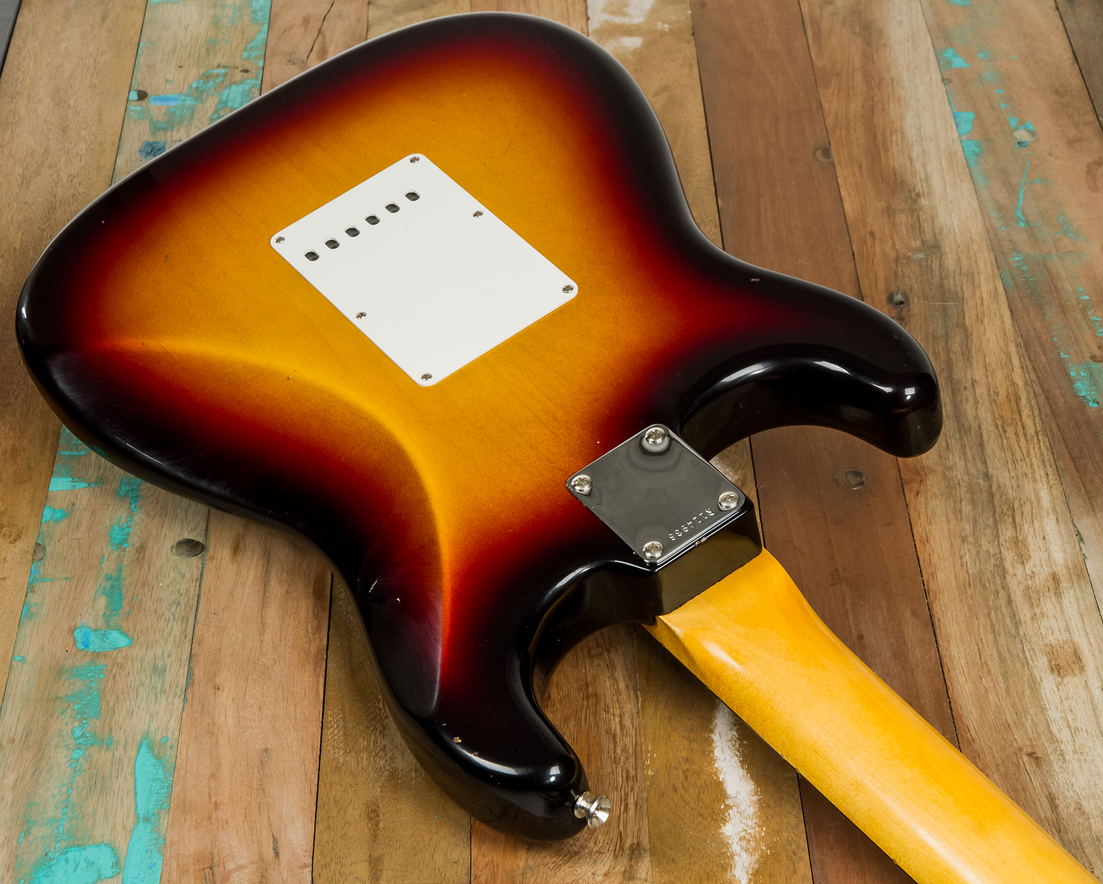 Fender Custom Shop Strat 1964 Rw #r114936 - Journeyman Relic 3-color Sunburst - Guitarra eléctrica con forma de str. - Variation 4