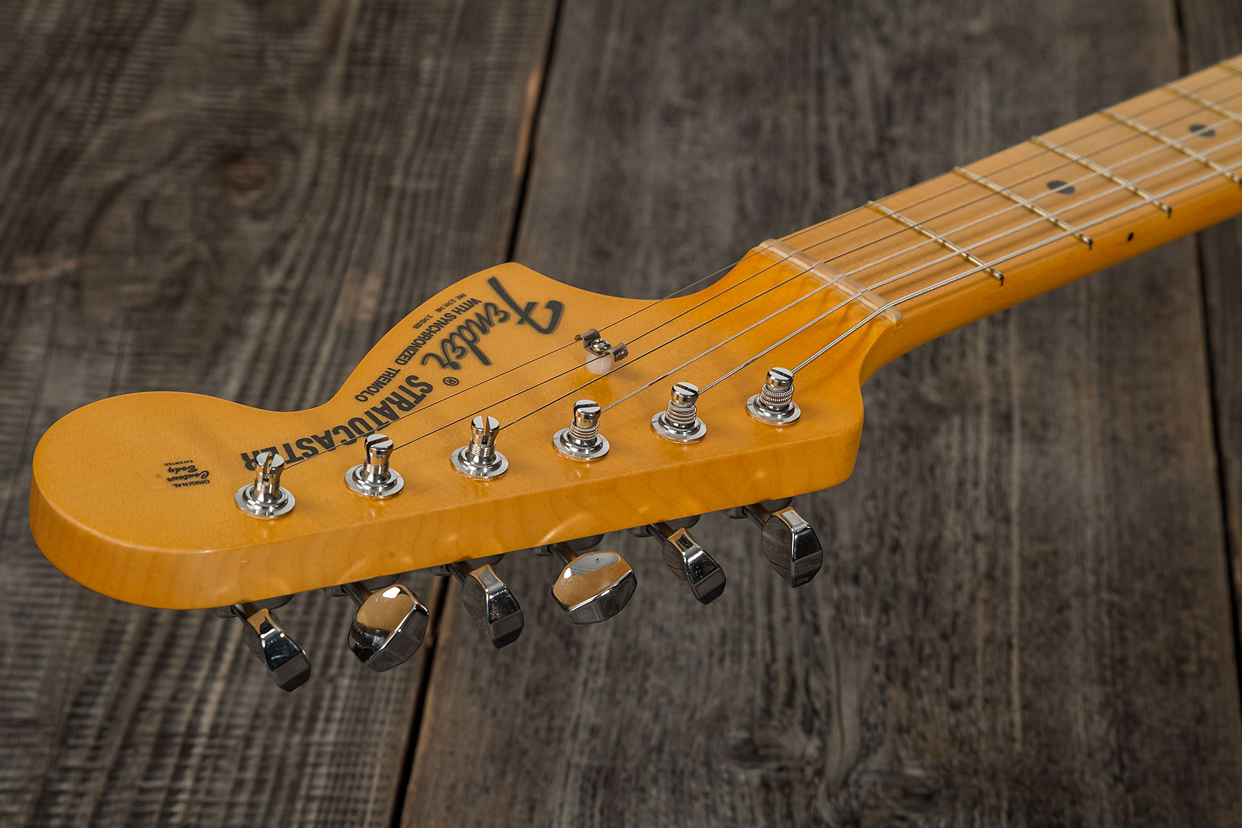 Fender Custom Shop Strat 1969 3s Trem Mn #r127670 - Closet Classic Black - Guitarra eléctrica con forma de str. - Variation 7