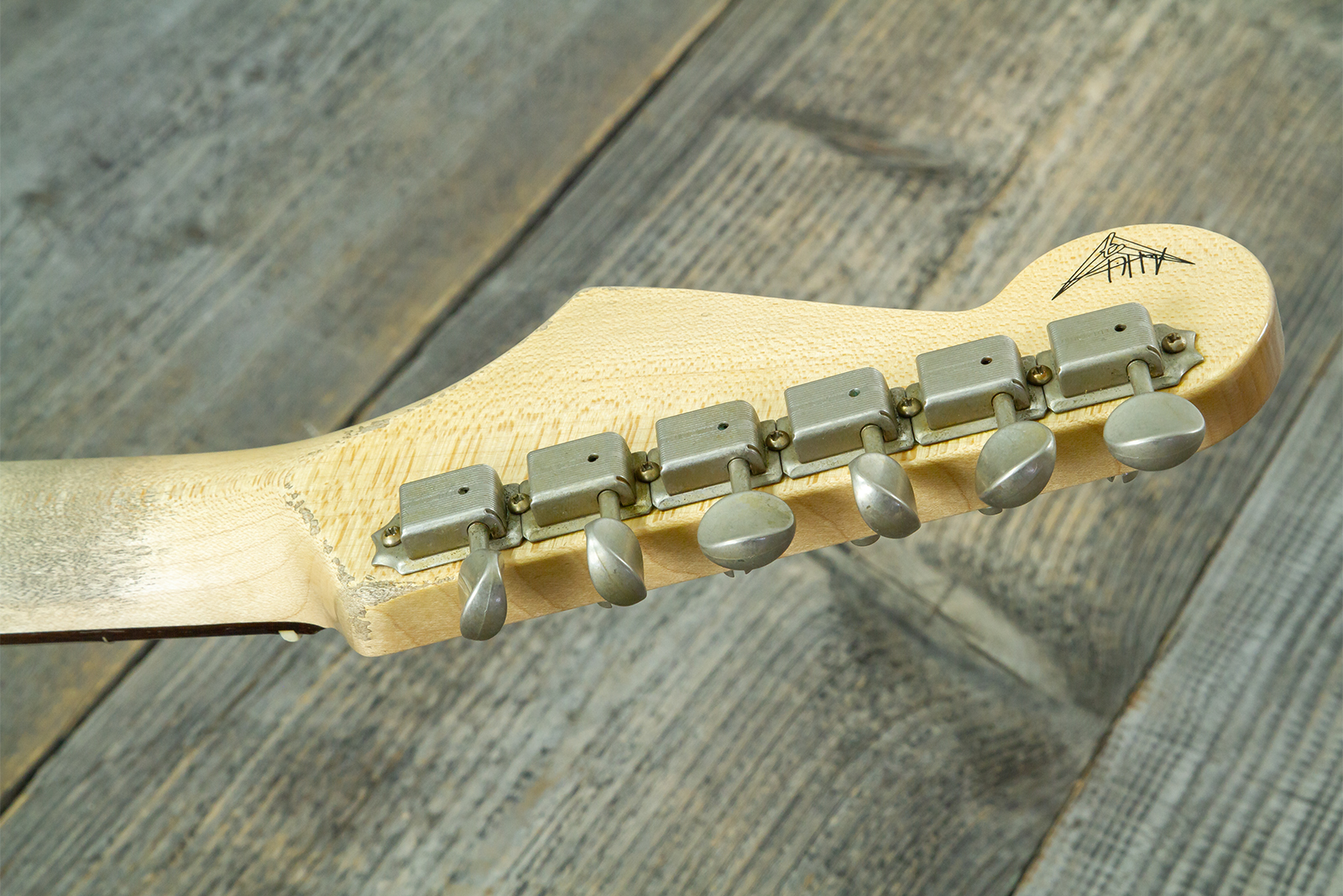 Fender Custom Shop Strat 60s Mb A.hicks 3s Trem Rw #4681 #ah0416 - Relic 3-color Sunburst - Guitarra eléctrica con forma de str. - Variation 12