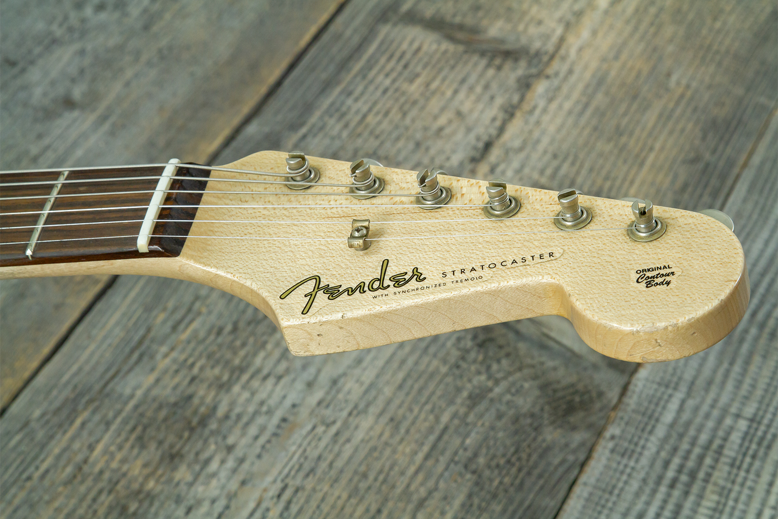 Fender Custom Shop Strat 60s Mb A.hicks 3s Trem Rw #4681 #ah0416 - Relic 3-color Sunburst - Guitarra eléctrica con forma de str. - Variation 7