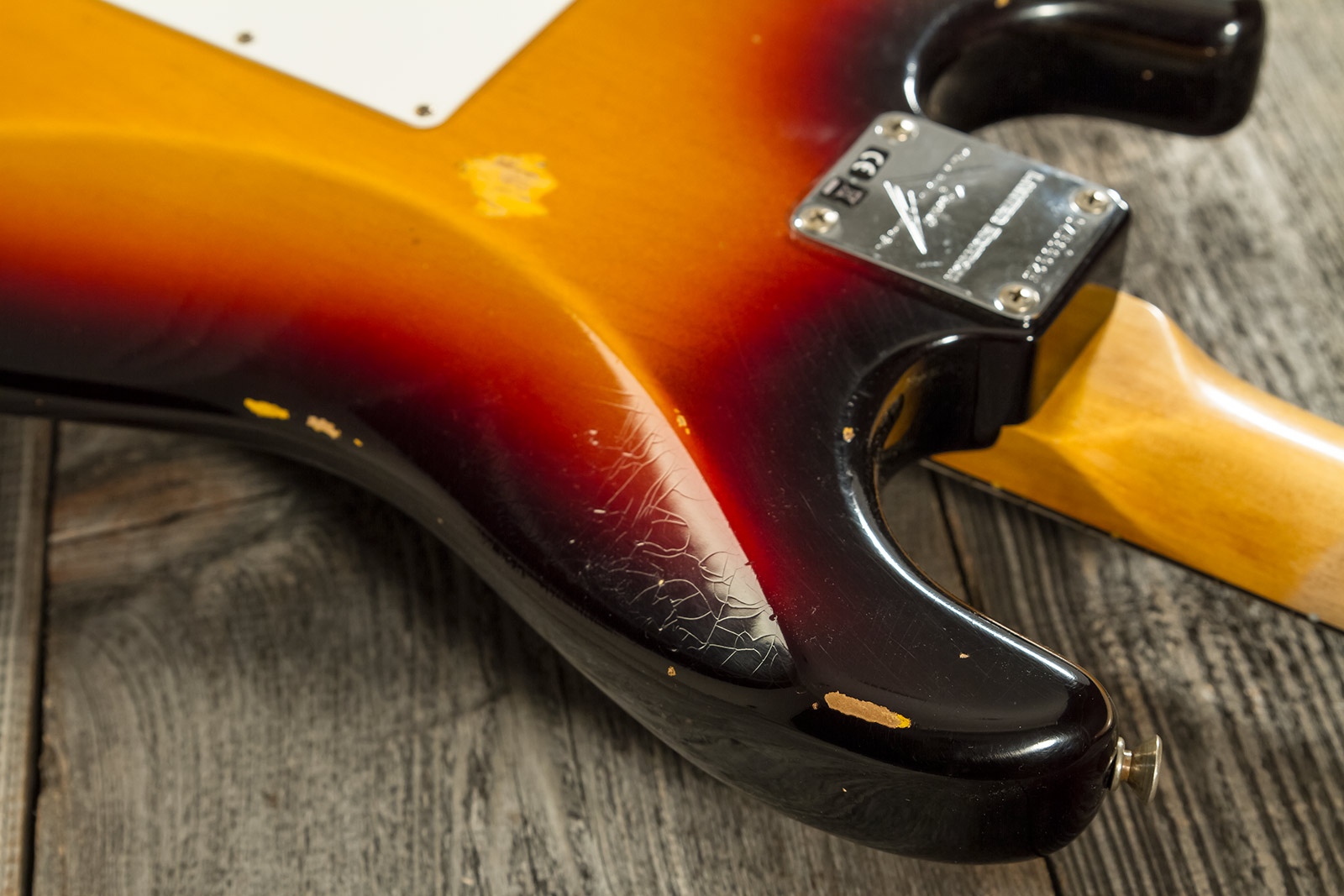 Fender Custom Shop Strat Late 1964 3s Trem Rw #cz569925 - Relic Target 3-color Sunburst - Guitarra eléctrica con forma de str. - Variation 6