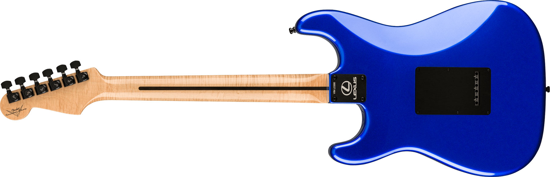 Fender Custom Shop Strat Lexus Lc Ltd 3s Trem Ric #vinlc058 - Structural Blue - Guitarra eléctrica con forma de str. - Variation 1