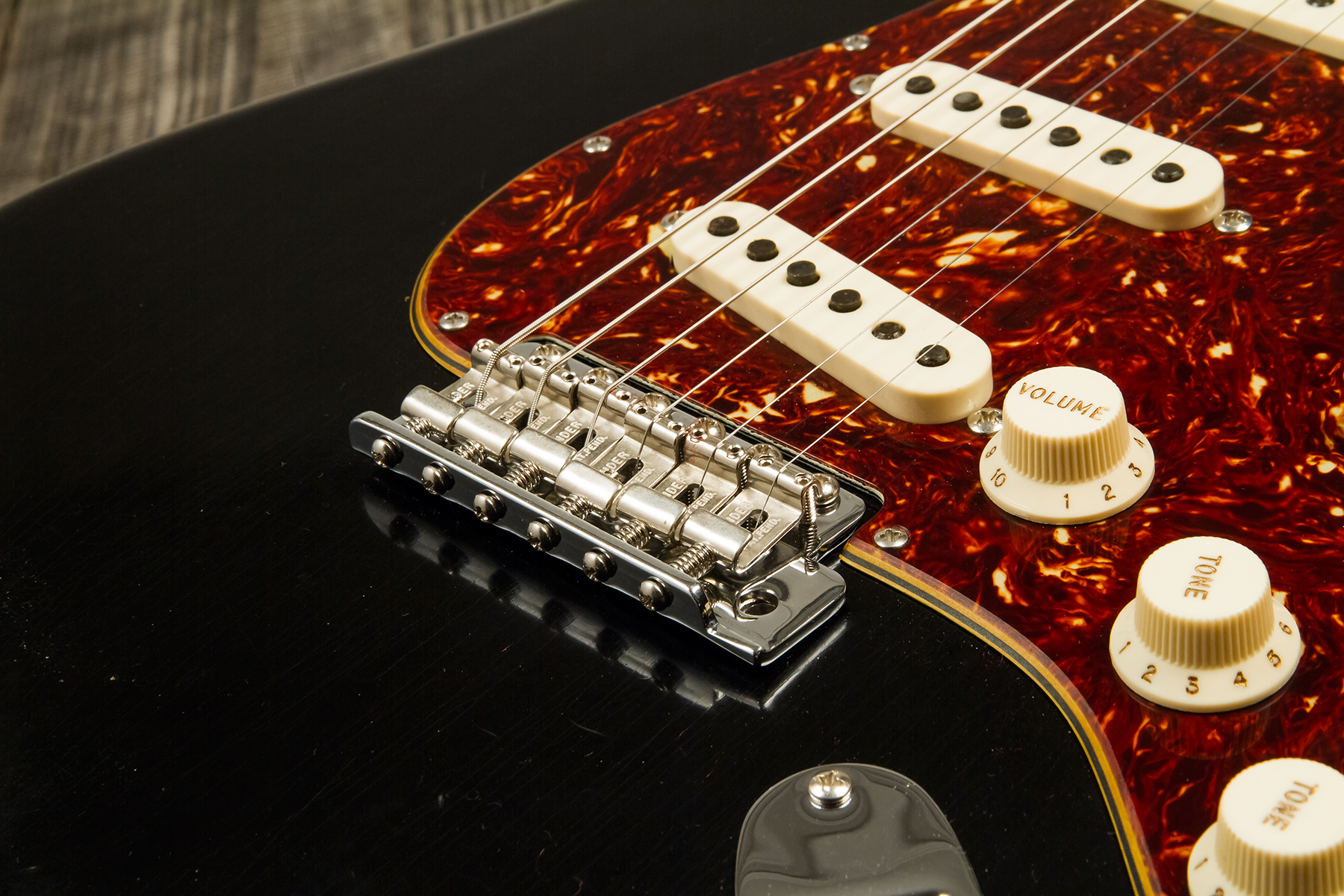 Fender Custom Shop Strat Postmodern 3s Trem Rw #xn13616 - Journeyman Relic Aged Black - Guitarra eléctrica con forma de str. - Variation 4