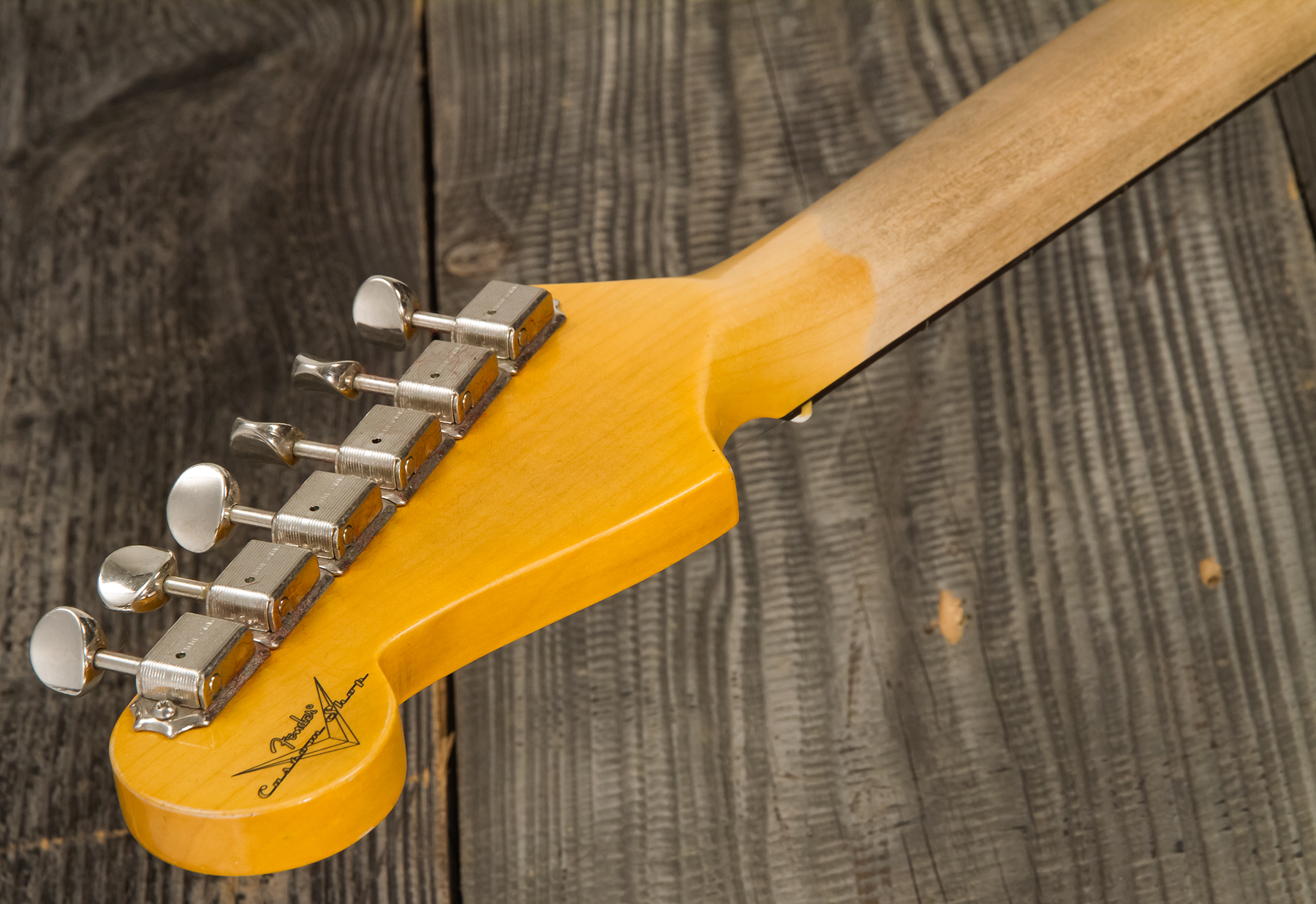 Fender Custom Shop Strat Postmodern 3s Trem Rw #xn13616 - Journeyman Relic Aged Black - Guitarra eléctrica con forma de str. - Variation 7