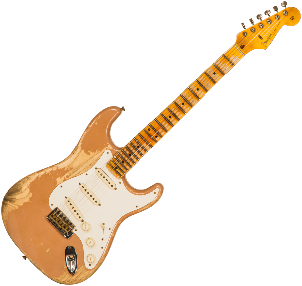 Guitarra eléctrica de cuerpo sólido Fender Custom Shop Red Hot Stratocaster #CZ558976 - Super heavy relic shell pink