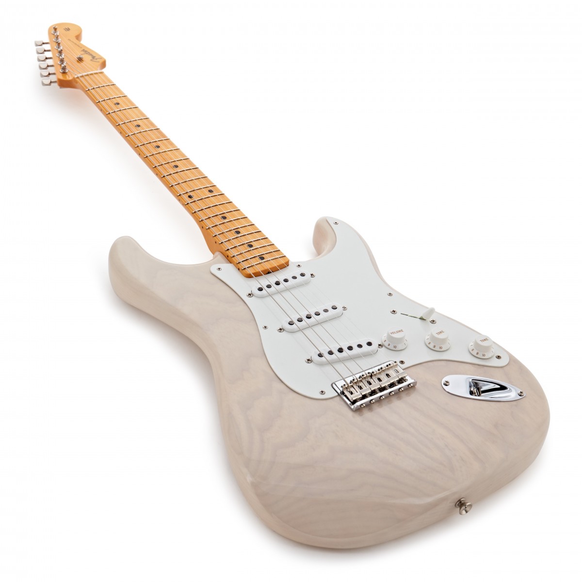Fender Custom Shop Strat Vintage Custom 1955 Hardtail 3s Ht Mn - Time Capsule Package White Blonde - Guitarra eléctrica con forma de str. - Variation 