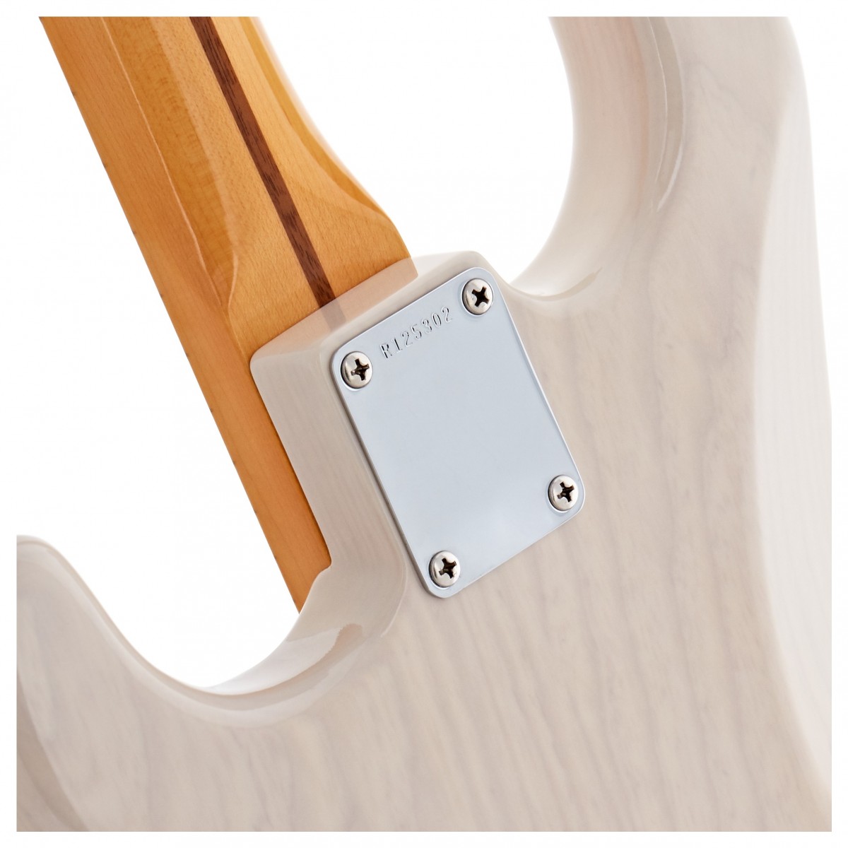 Fender Custom Shop Strat Vintage Custom 1955 Hardtail 3s Ht Mn - Time Capsule Package White Blonde - Guitarra eléctrica con forma de str. - Variation 