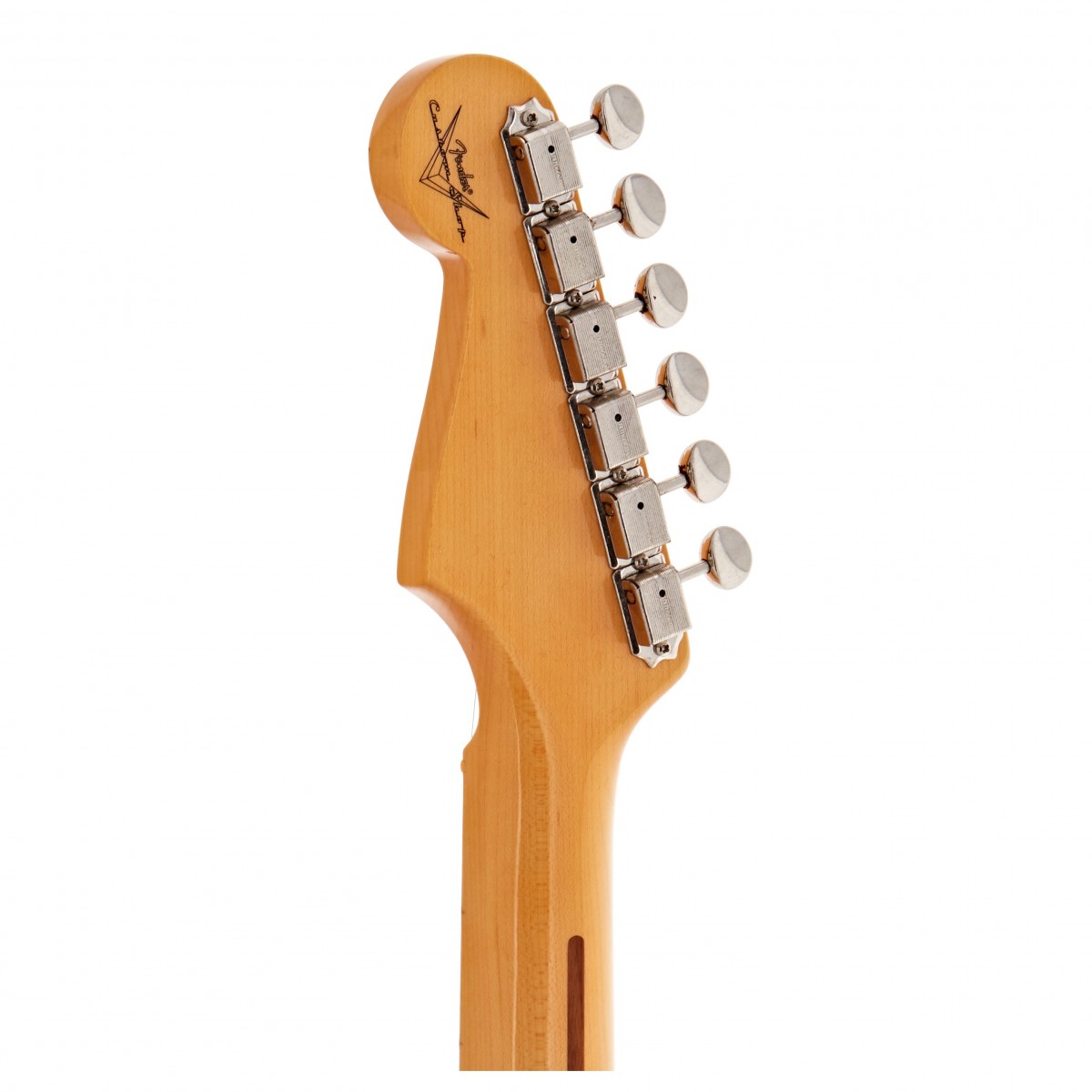 Fender Custom Shop Strat Vintage Custom 1955 Hardtail 3s Ht Mn - Time Capsule Package White Blonde - Guitarra eléctrica con forma de str. - Variation 