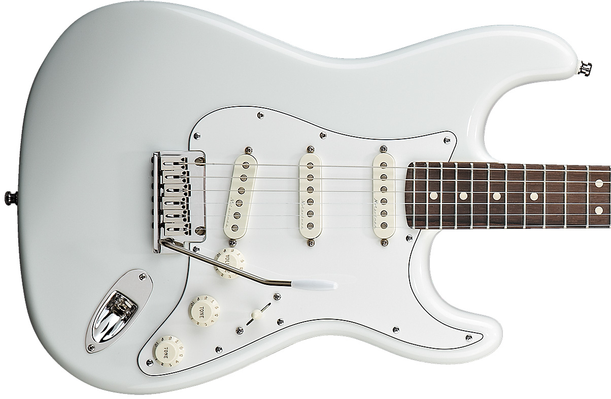 Fender Custom Shop Jeff Beck Strat Usa Rw - Olympic White - Guitarra eléctrica con forma de str. - Variation 2