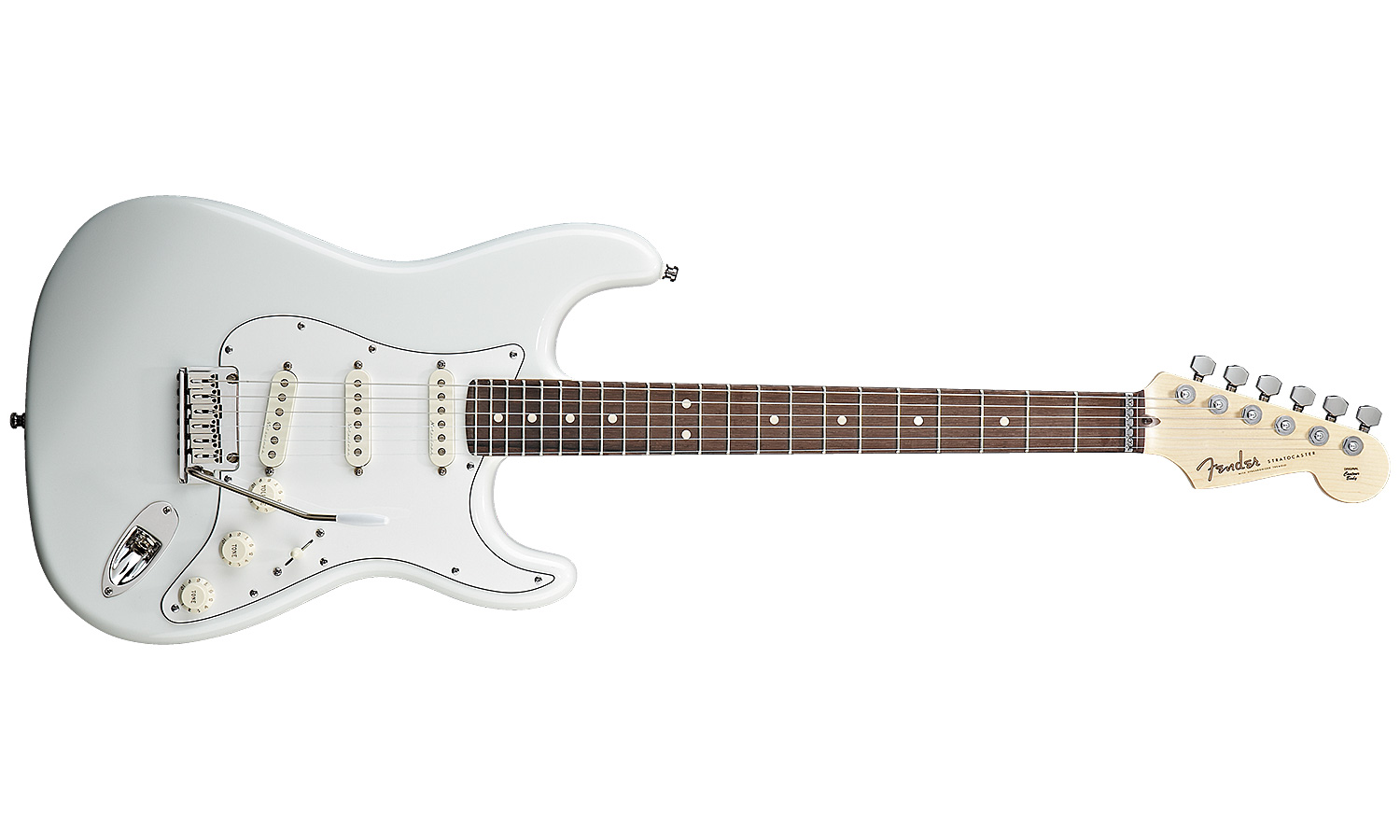 Fender Custom Shop Jeff Beck Strat Usa Rw - Olympic White - Guitarra eléctrica con forma de str. - Variation 1