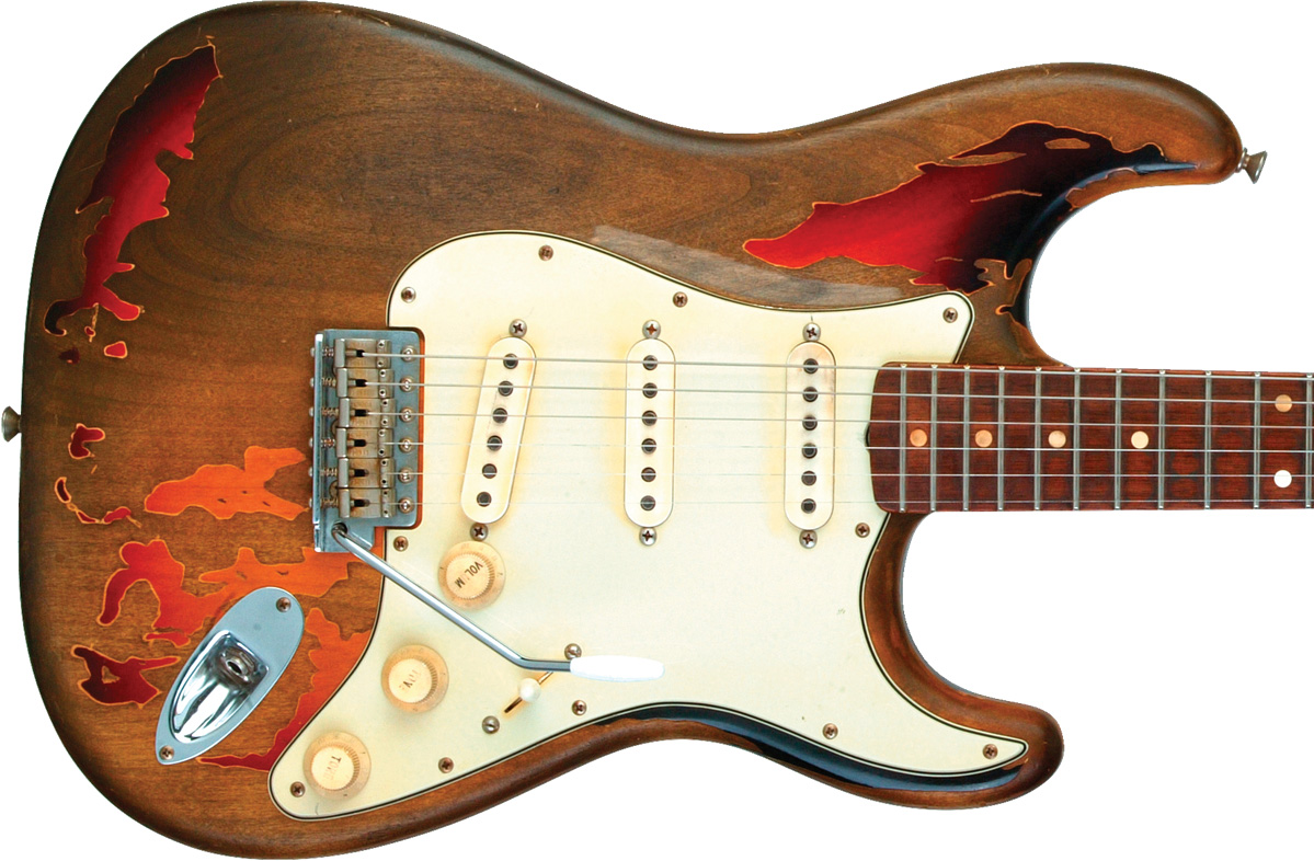 Fender Custom Shop Rory Gallagher Strat Rw - Relic 3-color Sunburst - Guitarra eléctrica con forma de str. - Variation 2