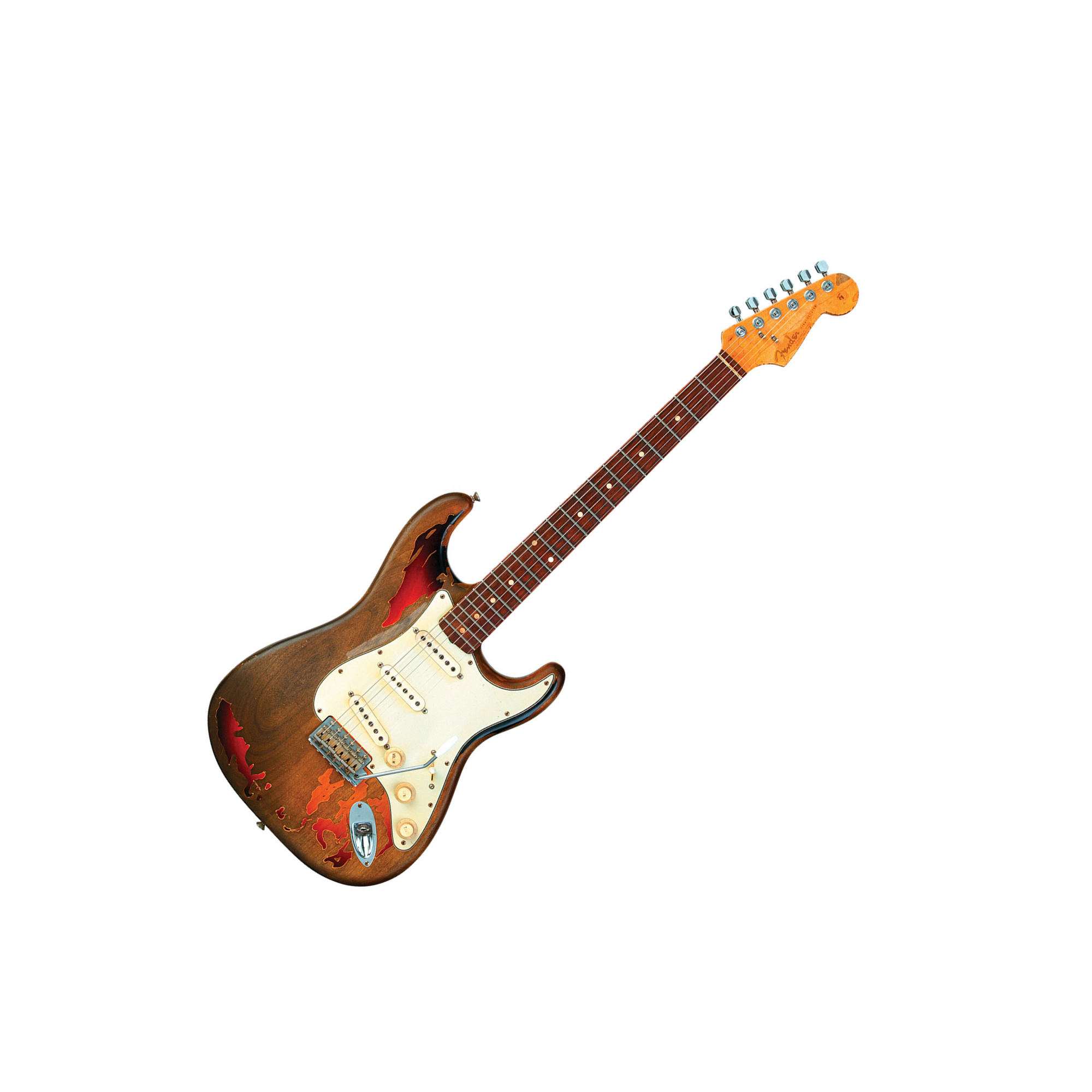 Fender Custom Shop Rory Gallagher Strat Rw - Relic 3-color Sunburst - Guitarra eléctrica con forma de str. - Variation 5