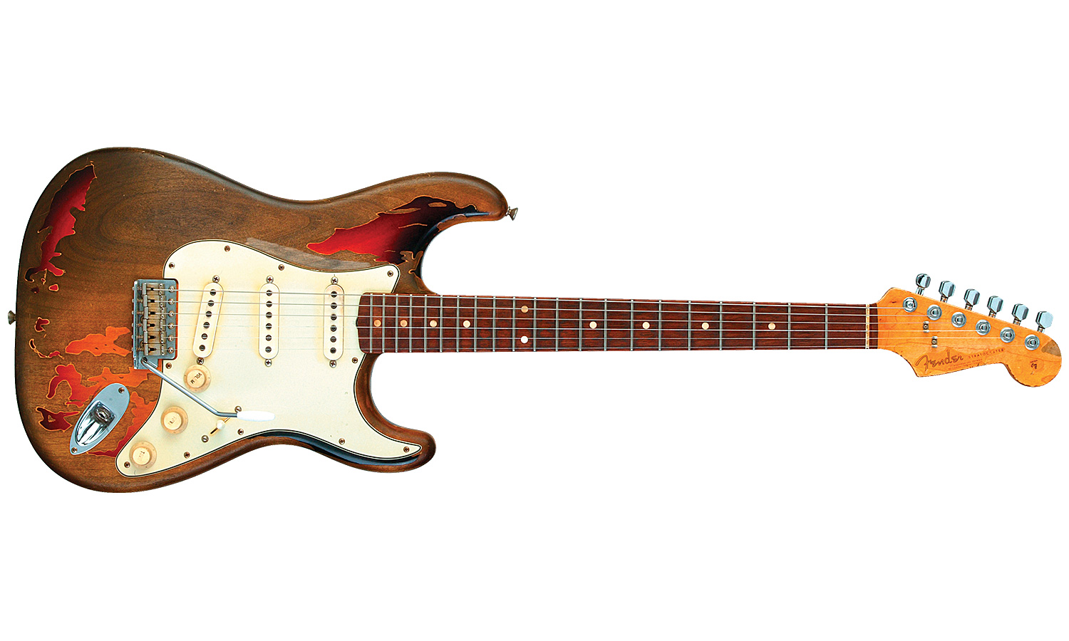 Fender Custom Shop Rory Gallagher Strat Rw - Relic 3-color Sunburst - Guitarra eléctrica con forma de str. - Variation 1