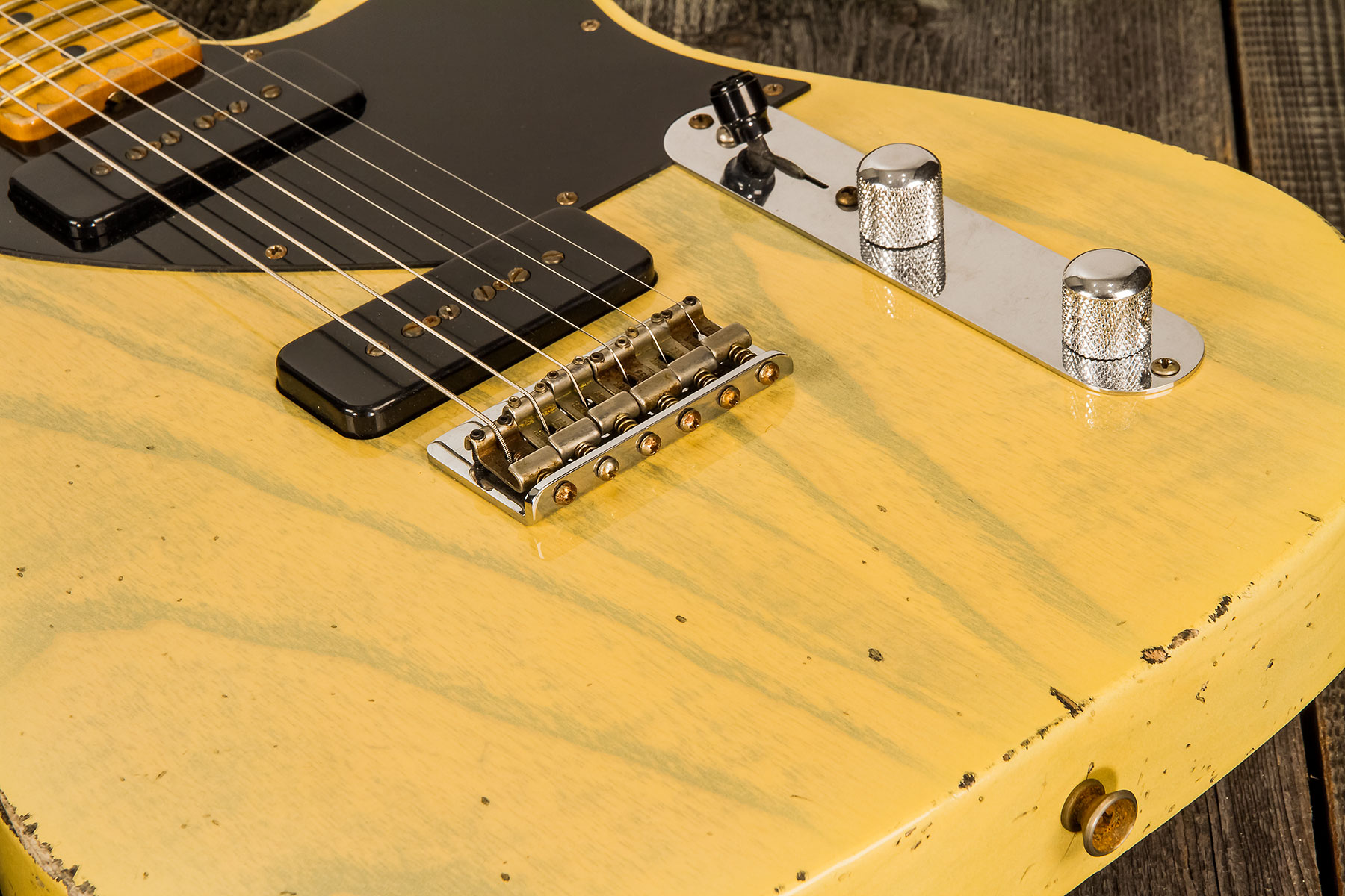 Fender Custom Shop Tele 1950 Masterbuilt J.smith Mn #r116221 - Relic Nocaster Blonde - Guitarra eléctrica con forma de tel - Variation 3
