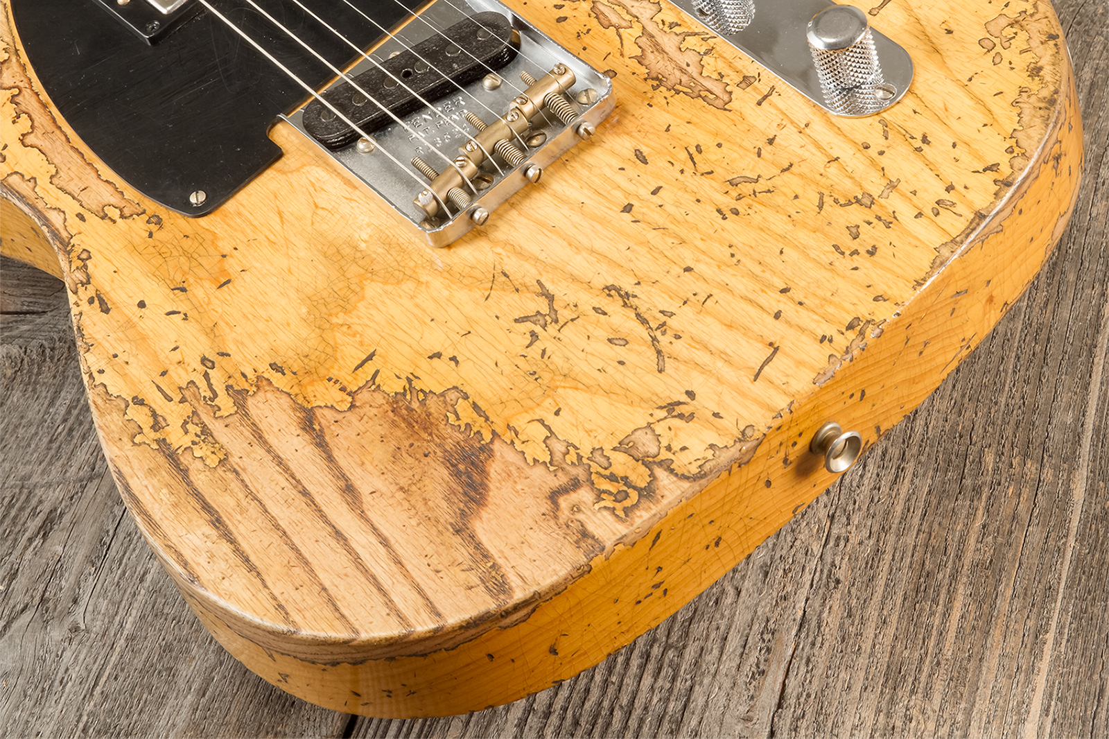 Fender Custom Shop Tele 1951 Sh Mn #r13524 - Super Heavy Relic Natural - Guitarra eléctrica con forma de tel - Variation 5