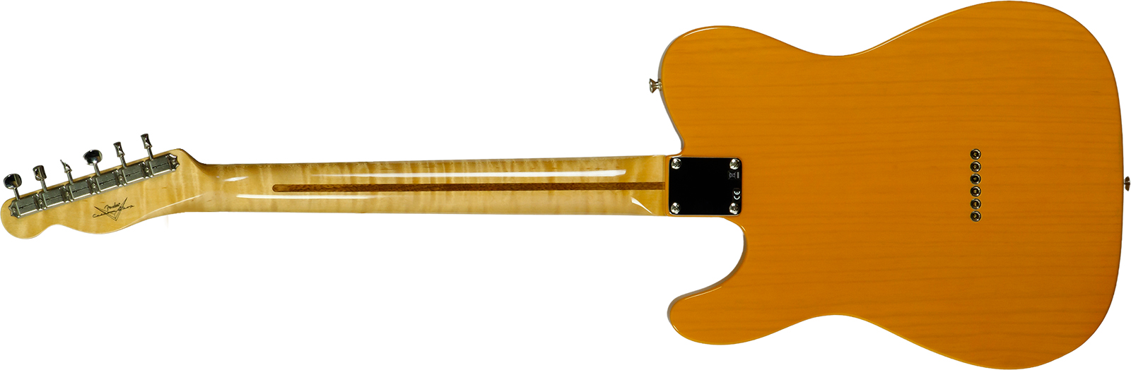 Fender Custom Shop Tele 1952 2s Ht Mn #r150200 - Nos Butterscotch Blonde - Guitarra eléctrica con forma de tel - Variation 2
