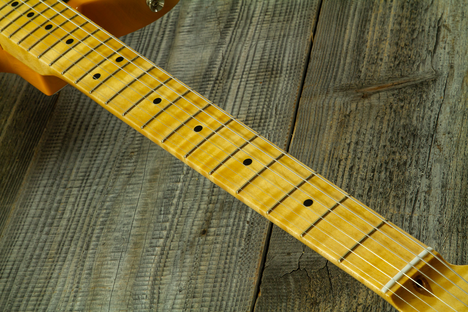 Fender Custom Shop Tele 1952 2s Ht Mn #r150200 - Nos Butterscotch Blonde - Guitarra eléctrica con forma de tel - Variation 6