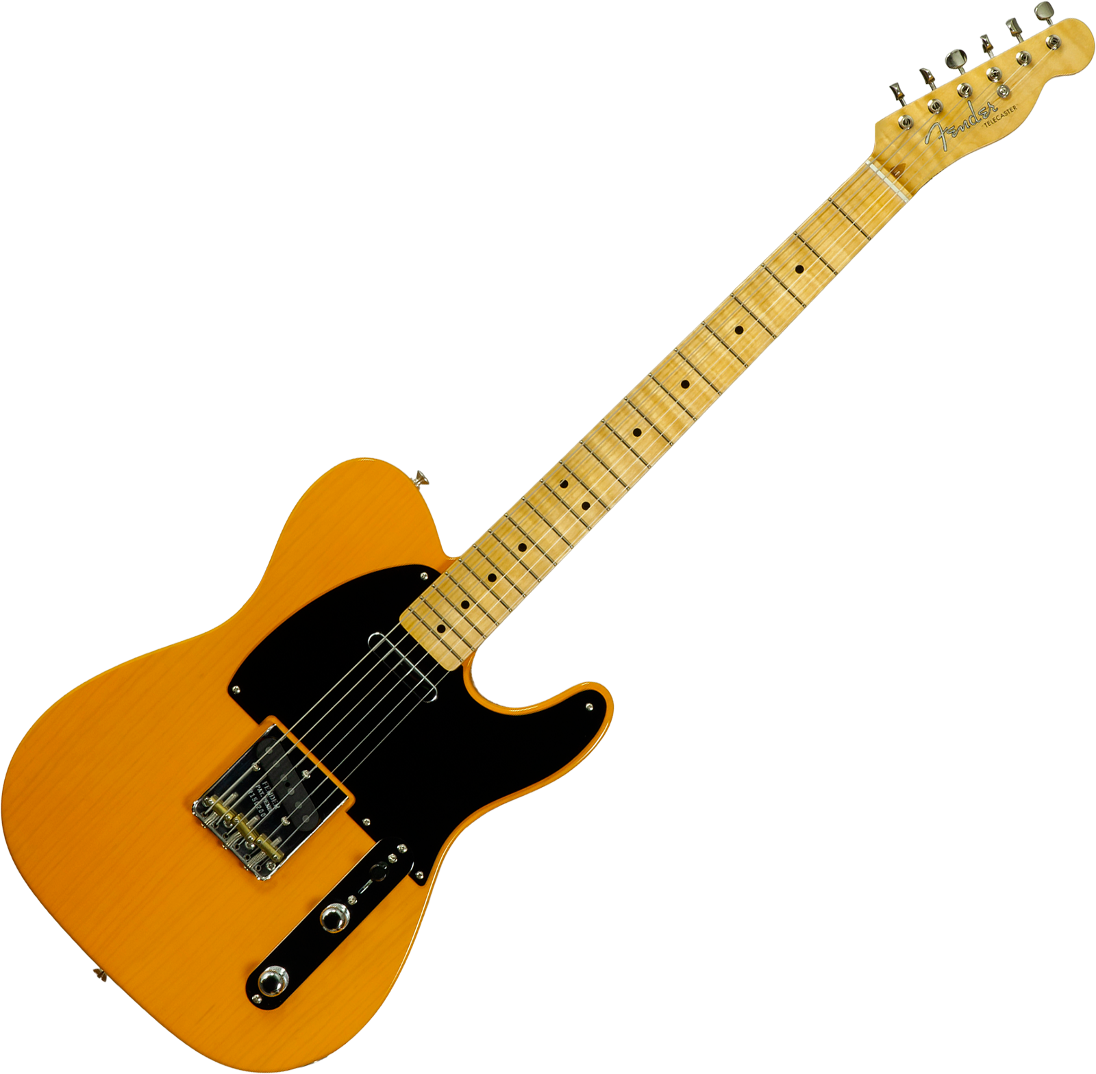 Fender Custom Shop Tele 1952 2s Ht Mn #r150200 - Nos Butterscotch Blonde - Guitarra eléctrica con forma de tel - Variation 1