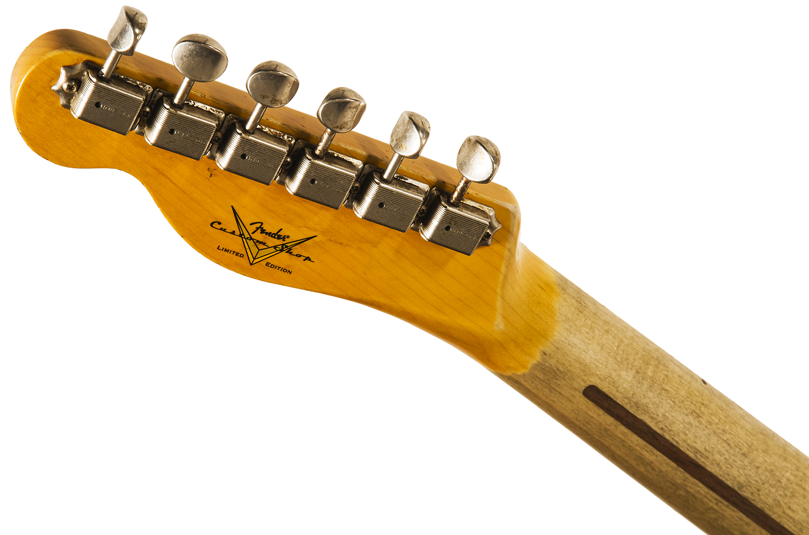 Fender Custom Shop Tele 1958 2s Ht Mn #cz550155 - Heavy Relic Lake Placid Blue - Guitarra eléctrica con forma de tel - Variation 5