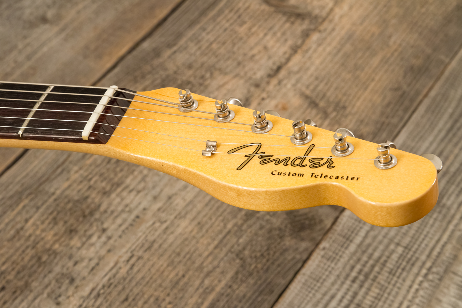 Fender Custom Shop Tele 1959 Custom 2s Ht Rw #r146446 - Time Capsule Sherwood Metallic - Guitarra eléctrica con forma de tel - Variation 6