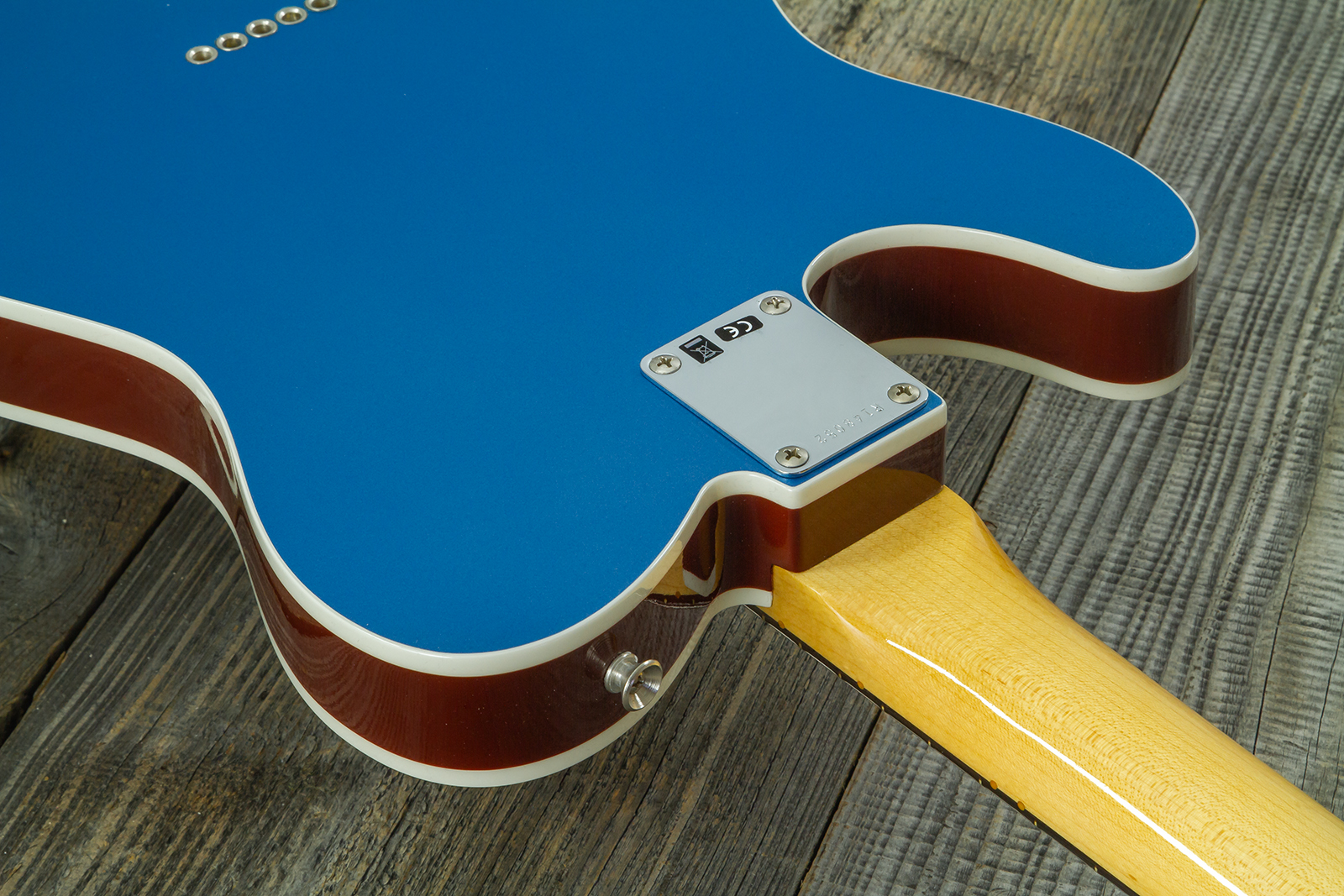 Fender Custom Shop Tele 1959 Vintage Custom 2s Ht Rw #r148052 - Time Capsule Lake Placid Blue - Guitarra eléctrica con forma de tel - Variation 9
