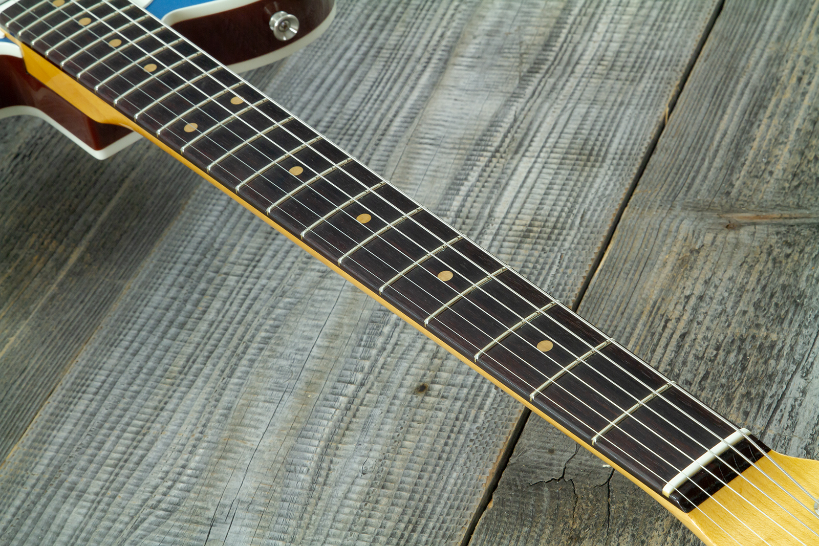 Fender Custom Shop Tele 1959 Vintage Custom 2s Ht Rw #r148052 - Time Capsule Lake Placid Blue - Guitarra eléctrica con forma de tel - Variation 6