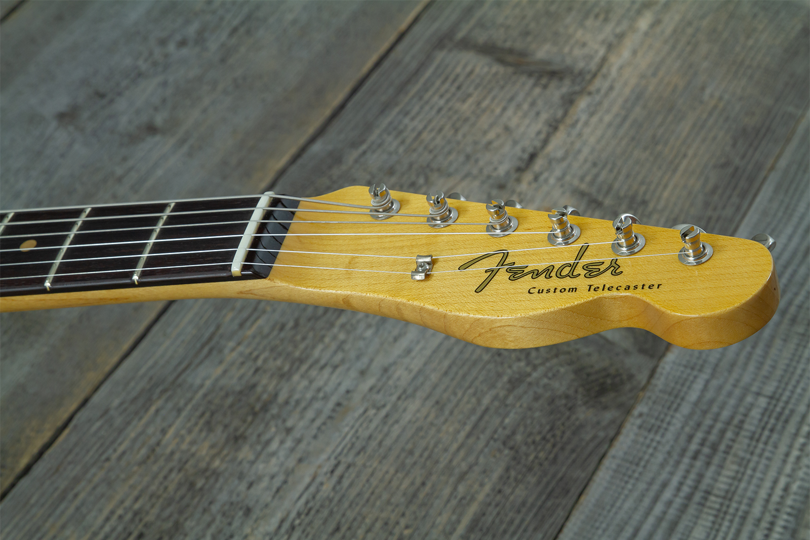 Fender Custom Shop Tele 1959 Vintage Custom 2s Ht Rw #r148052 - Time Capsule Lake Placid Blue - Guitarra eléctrica con forma de tel - Variation 7