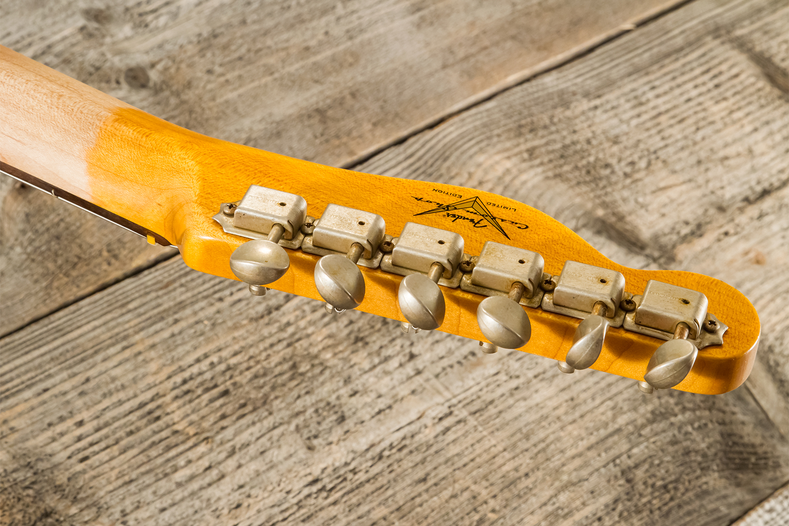 Fender Custom Shop Tele 1960 2s Ht Rw - Heavy Relic Chocolate 3-color Sunburst - Guitarra eléctrica con forma de tel - Variation 16