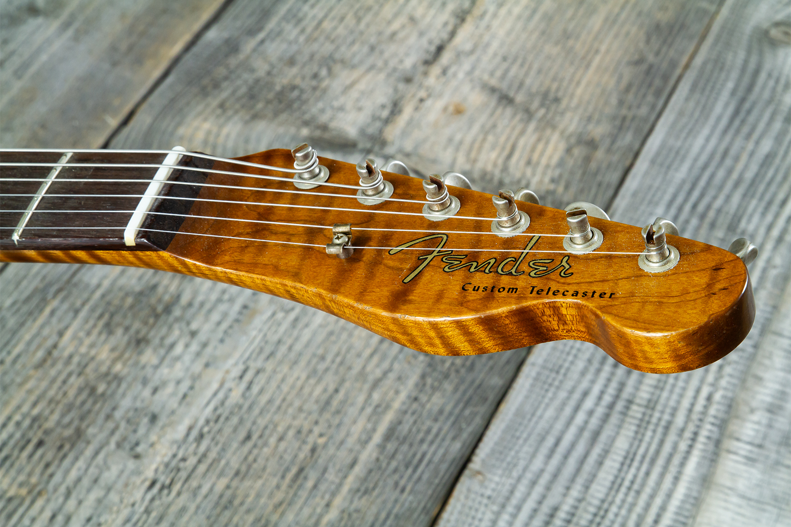 Fender Custom Shop Tele 1960 Vintage Custom 2s Ht Rw #r147862 - Journeyman Relic 3-color Sunburst - Guitarra eléctrica con forma de tel - Variation 7