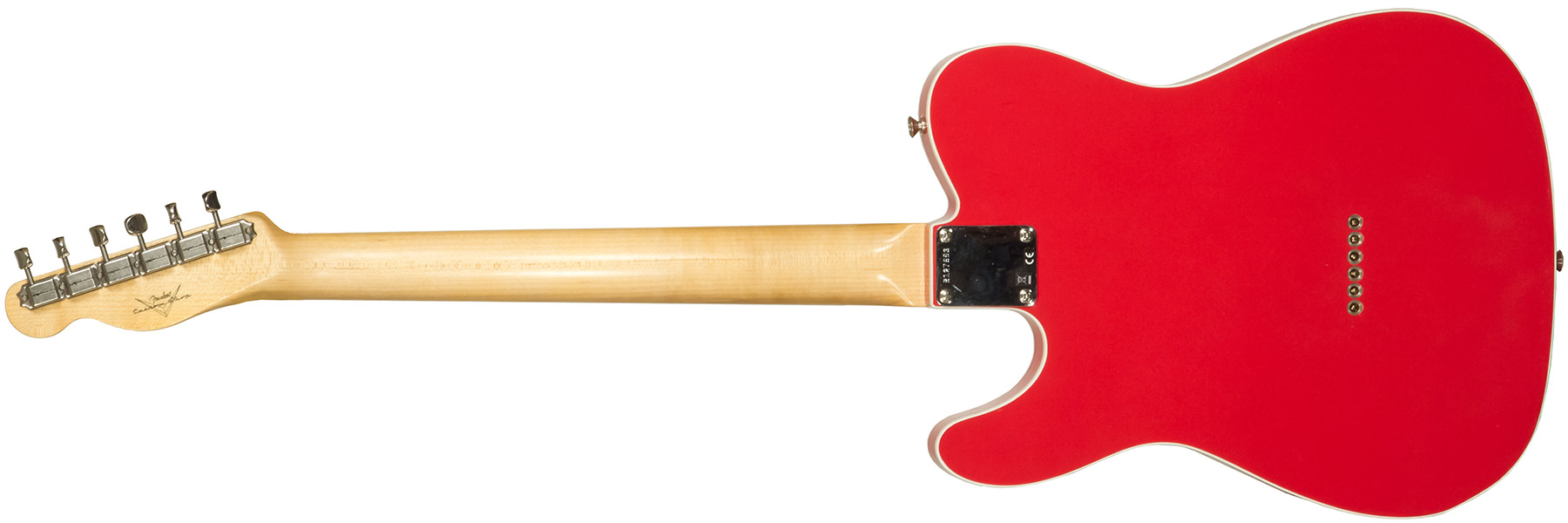 Fender Custom Shop Tele 1963 2s Ht Rw #r127693 - Closet Classic Fiesta Red - Guitarra eléctrica con forma de tel - Variation 1