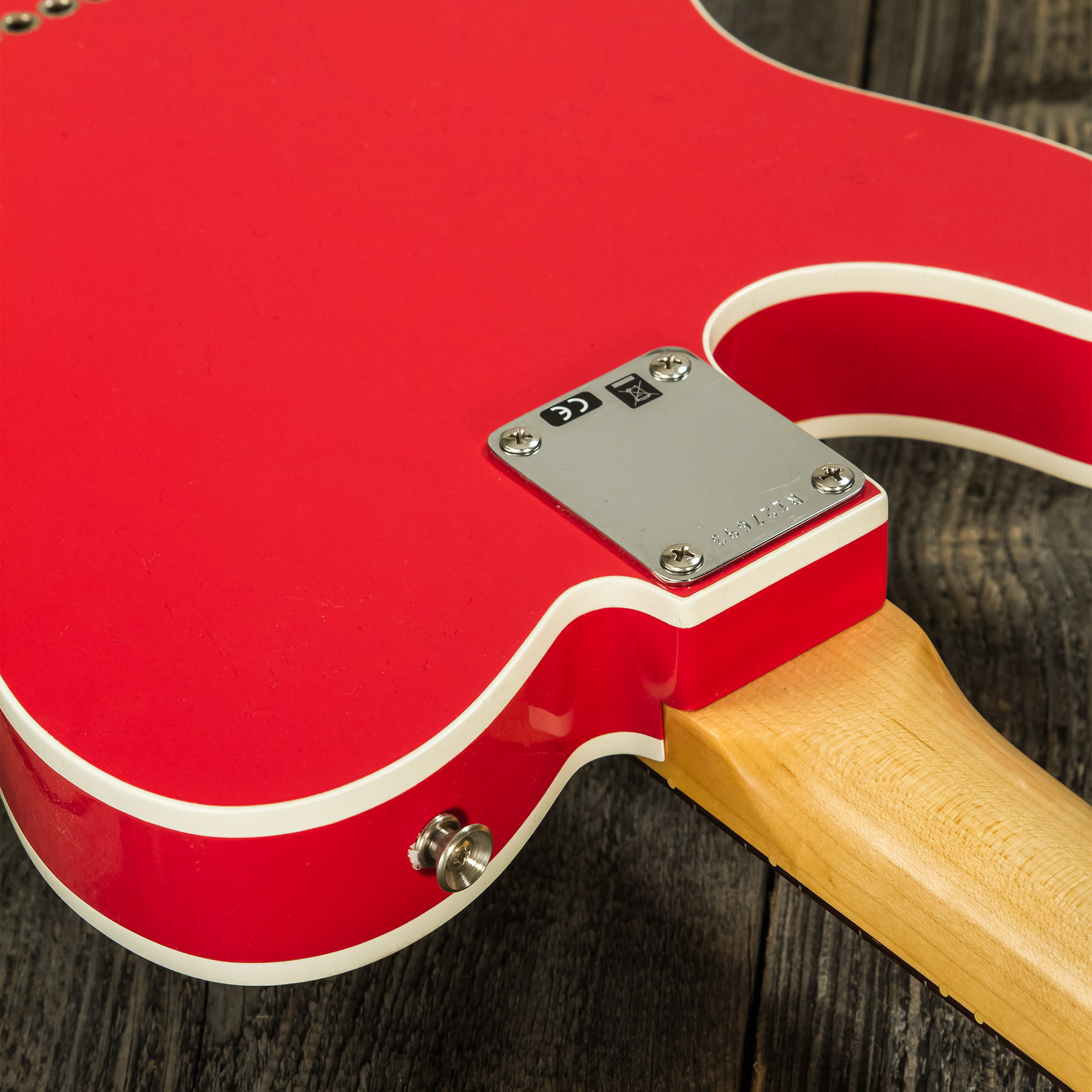 Fender Custom Shop Tele 1963 2s Ht Rw #r127693 - Closet Classic Fiesta Red - Guitarra eléctrica con forma de tel - Variation 7