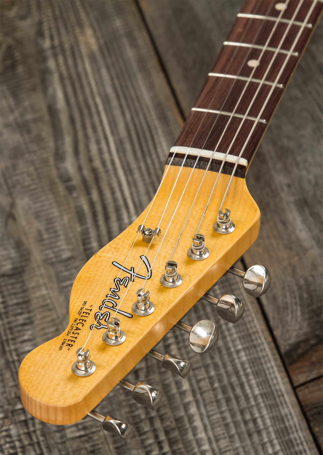 Fender Custom Shop Tele 1963 2s Ht Rw #r127693 - Closet Classic Fiesta Red - Guitarra eléctrica con forma de tel - Variation 8