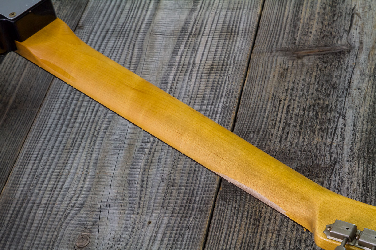 Fender Custom Shop Tele 1963 2s Ht Rw #r143447 - Black Over Hle Gold - Guitarra eléctrica con forma de tel - Variation 10