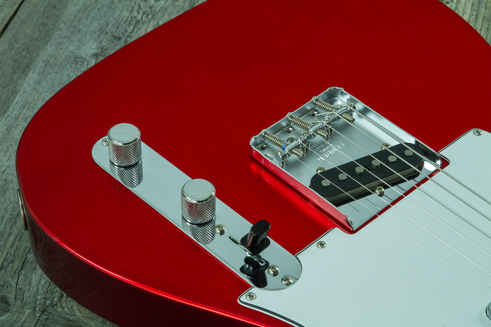 Fender Custom Shop Tele 1969 2s Ht Mn #cz589311 - Nos Candy Apple Red - Guitarra eléctrica con forma de tel - Variation 3