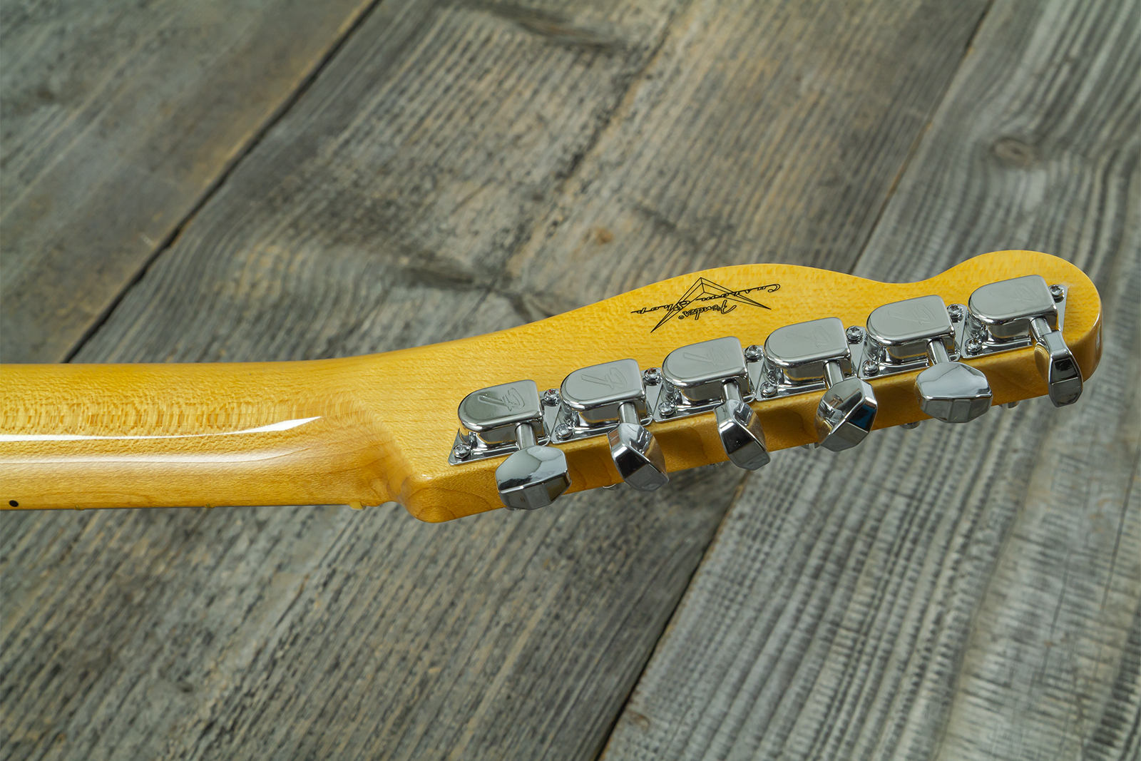 Fender Custom Shop Tele 1969 2s Ht Mn - Nos Candy Apple Red - Guitarra eléctrica con forma de tel - Variation 10