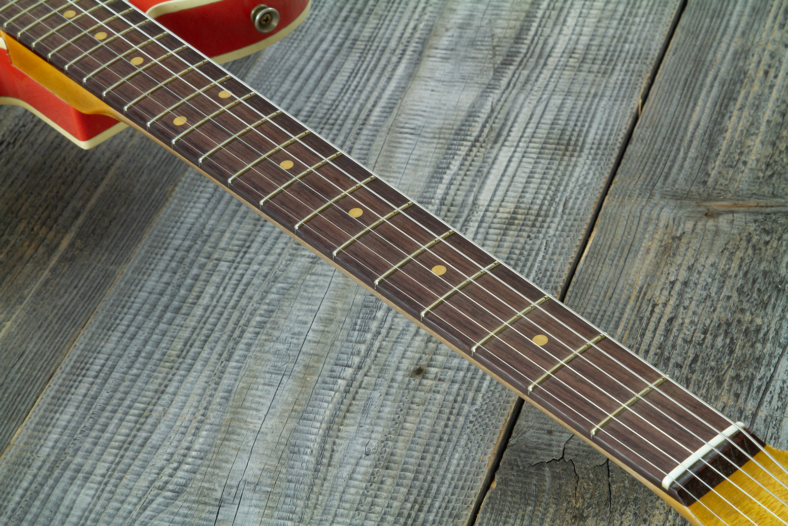 Fender Custom Shop Tele Custom 1960 2s Ht Rw #cz579562 - Heavy Relic Tahitian Coral O. 3-color Sunburst - Guitarra eléctrica con forma de tel - Variat