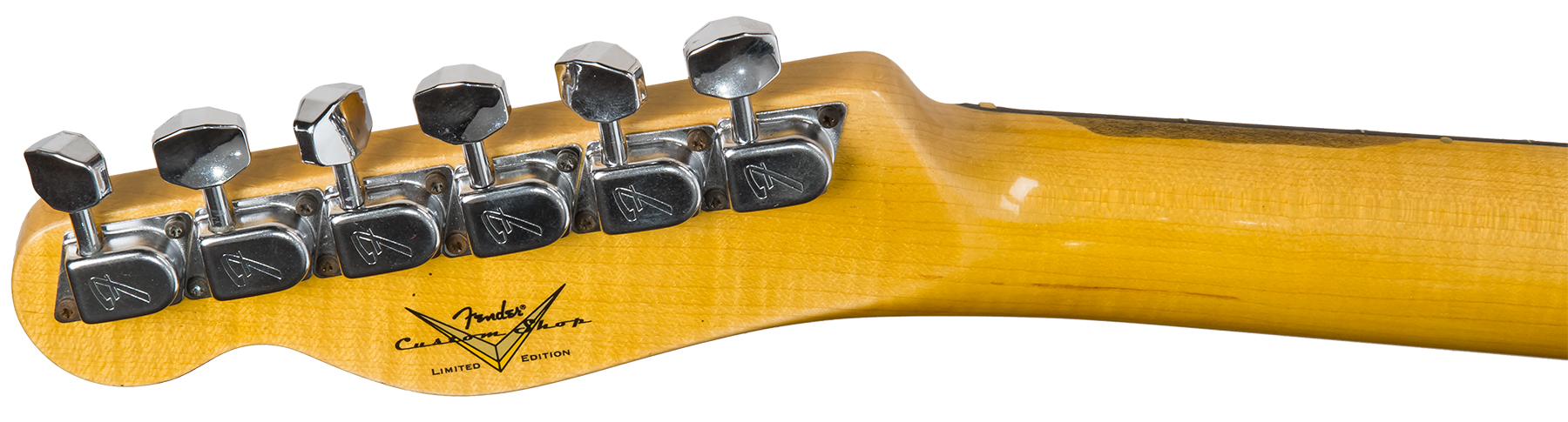 Fender Custom Shop Tele Custom '70s Sh Trem Bigsby Rw #cz548336 - Journeyman Relic Autumn Shimmer - Guitarra eléctrica con forma de tel - Variation 6