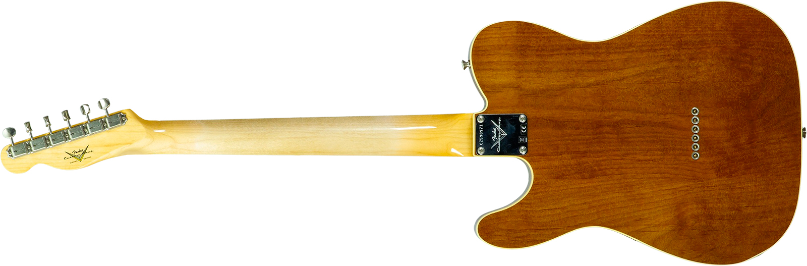 Fender Custom Shop Tele / Double Esquire Custom 2s Ht Rw #cz590971 - Closet Classic Aged Natural - Guitarra eléctrica con forma de tel - Variation 1