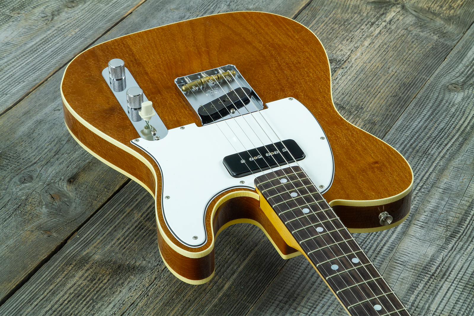 Fender Custom Shop Tele / Double Esquire Custom 2s Ht Rw #cz590971 - Closet Classic Aged Natural - Guitarra eléctrica con forma de tel - Variation 2
