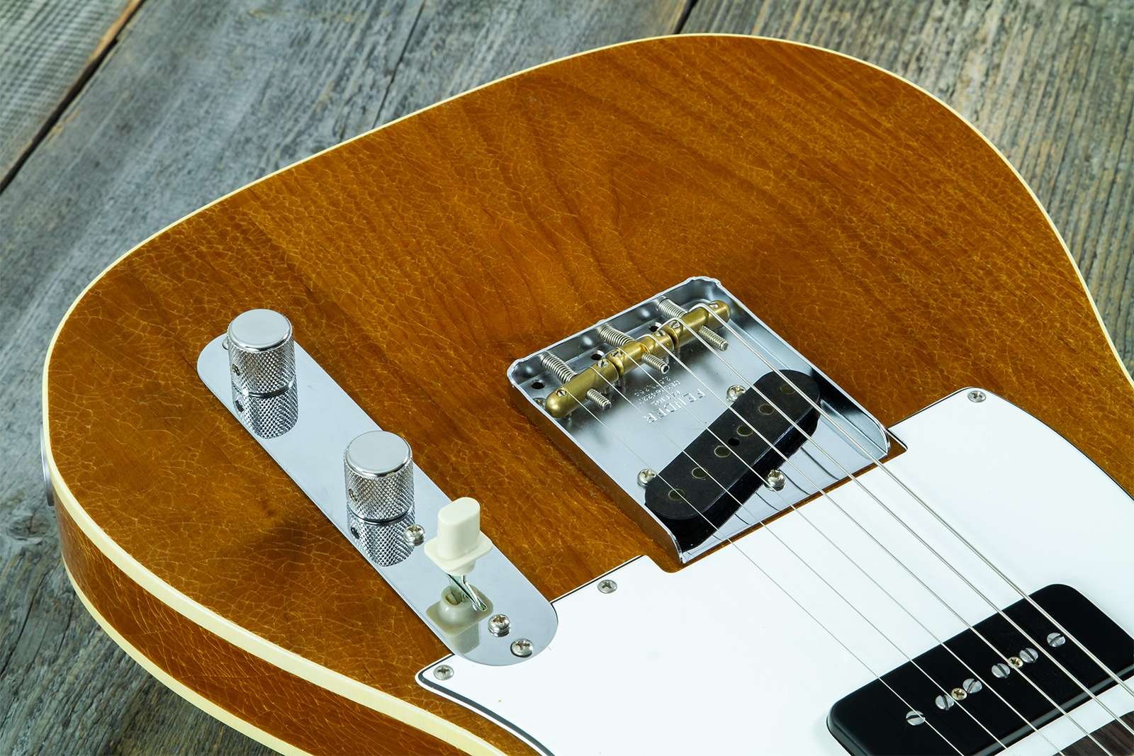 Fender Custom Shop Tele / Double Esquire Custom 2s Ht Rw #cz590971 - Closet Classic Aged Natural - Guitarra eléctrica con forma de tel - Variation 3