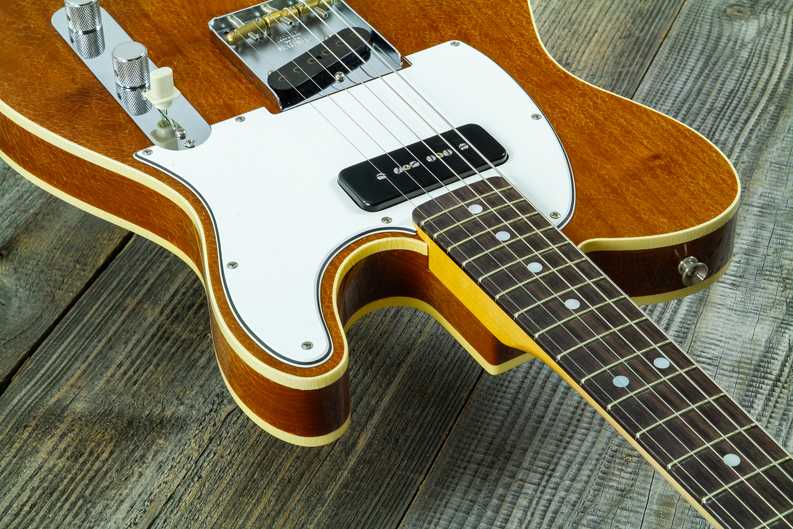 Fender Custom Shop Tele / Double Esquire Custom 2s Ht Rw #cz590971 - Closet Classic Aged Natural - Guitarra eléctrica con forma de tel - Variation 4