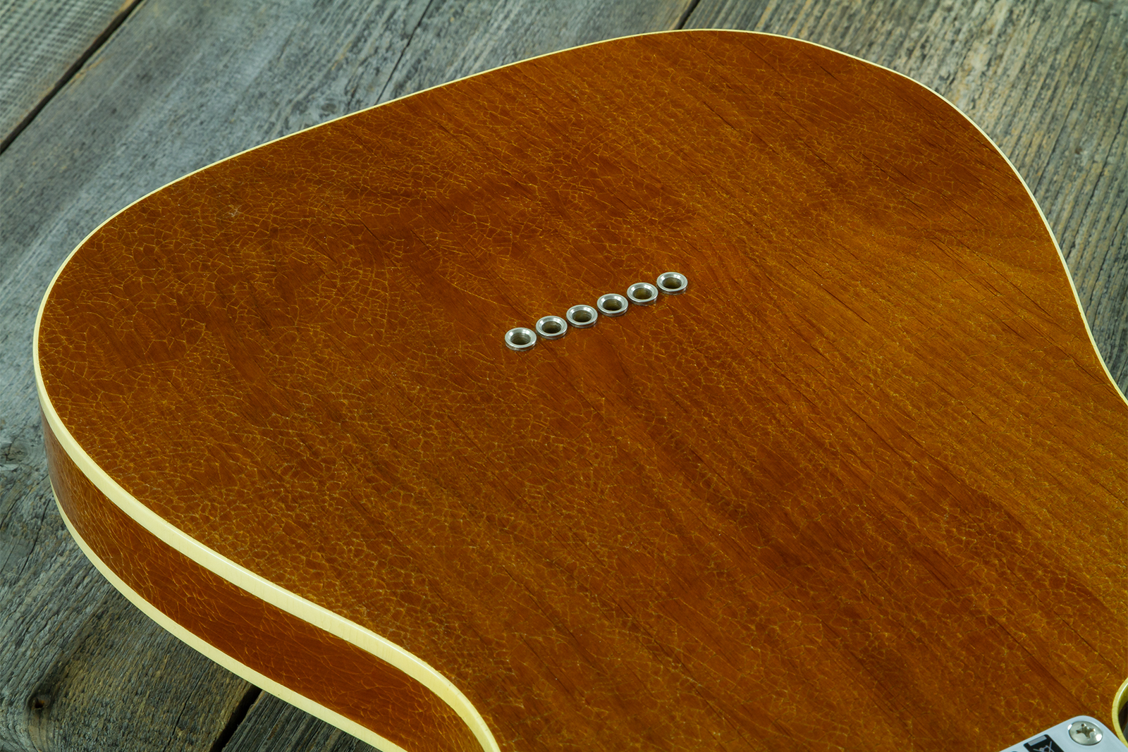 Fender Custom Shop Tele / Double Esquire Custom 2s Ht Rw #cz590971 - Closet Classic Aged Natural - Guitarra eléctrica con forma de tel - Variation 8