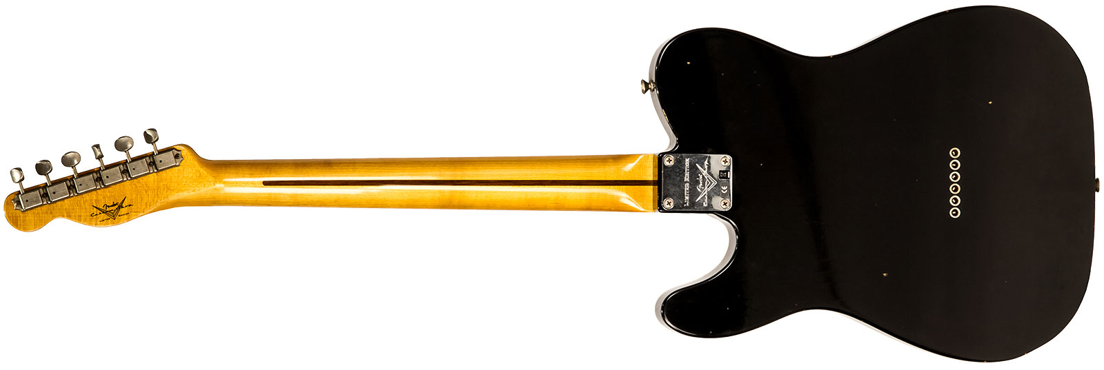 Fender Custom Shop Double Esquire/tele Custom 2s Ht Mn #r97434 - Journeyman Relic Aged Pink Paisley - Guitarra eléctrica semi caja - Variation 1