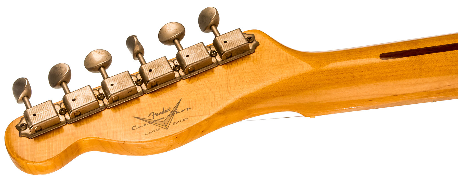 Fender Custom Shop Double Esquire/tele Custom 2s Ht Mn #r97434 - Journeyman Relic Aged Pink Paisley - Guitarra eléctrica semi caja - Variation 6